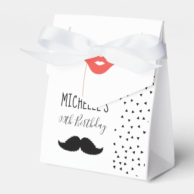 Caixinha De Lembrancinhas Favor de Convidado personalizado do Partido Booth (Frente)