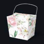 Caixinha De Lembrancinhas Favor do Partido Box-Floral Impressão<br><div class="desc">Caixa de favores de festas mostrada em um adorável design impressão floral multicolor. Cor Branco Personalize este item ou comprar como está. Imagem do stock freepik.com</div>