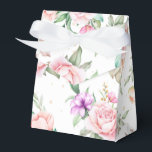 Caixinha De Lembrancinhas Favor do Partido Box-Floral Impressão<br><div class="desc">Caixa de favores de festas mostrada em um adorável design impressão floral multicolor. Cor Branco Personalize este item ou comprar como está. Imagem do stock freepik.com</div>