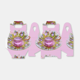 CAIXINHA DE LEMBRANCINHAS FAVORES DE MESA DE CAMADA DE TEA CUP EXTRAVAGANZA