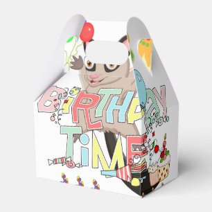 Caixinha De Lembrancinhas Feliz Aniversário Gable Favor Box Possum