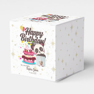 Caixinha De Lembrancinhas Feliz Aniversário, Meu Bebê - Foto Personalizada/ 