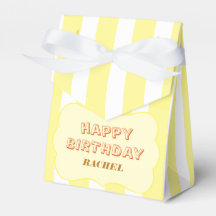 Feliz Aniversário Personalizado com Faixa Amarela