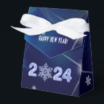Caixinha De Lembrancinhas feliz ano novo 2022. Design do floco de neve<br><div class="desc">Feliz Natal e Feliz ano novo 2022 Família Snowflake Design / Casamento / Favor Corporativo / Personalizado Empresarial | Caixas para presentes. Cartões e presentes disponíveis na Categoria Natal e Ano Novo da nossa loja.</div>