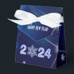 Caixinha De Lembrancinhas feliz ano novo 2022. Design do floco de neve<br><div class="desc">Feliz Natal e Feliz ano novo 2022 Família Snowflake Design / Casamento / Favor Corporativo / Personalizado Empresarial | Caixas para presentes. Cartões e presentes disponíveis na Categoria Natal e Ano Novo da nossa loja.</div>