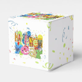 Caixinha De Lembrancinhas Feliz ano novo festivo