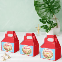 Feliz Dia das Mães favor de festa floral elegante 