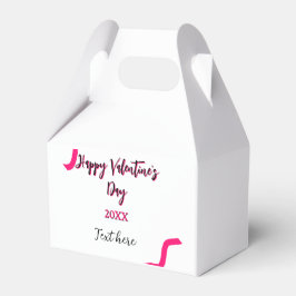 Caixinha De Lembrancinhas Feliz dia de os namorados cor-de-rosa espiral negr