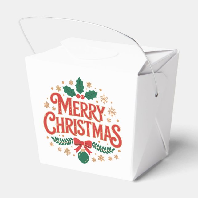 Caixinha De Lembrancinhas Feliz Natal (Verso)