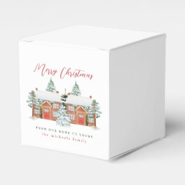 Caixinha De Lembrancinhas Feliz Natal da nossa casa para a sua