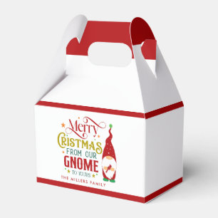 Caixinha De Lembrancinhas Feliz Natal Do Nosso Gnomo Para O Seu