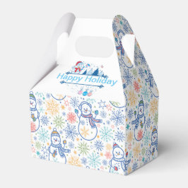 Caixinha De Lembrancinhas Feliz Neve Feriado