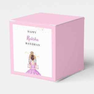 Caixinha De Lembrancinhas feliz rakhi, rakshabandhan, festival indiano.