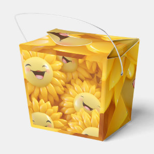 Caixinha De Lembrancinhas Feliz Sol Amarelo