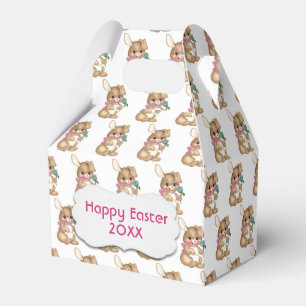 Caixinha De Lembrancinhas Felz pascoa Bunnies