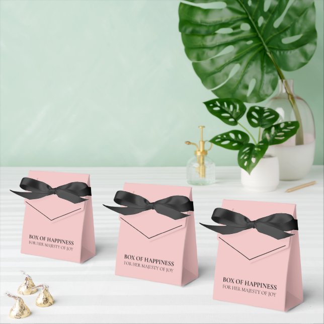 Caixinha De Lembrancinhas Feminine Birthday Party Favor Design | Blush Rose (Múltiplo)