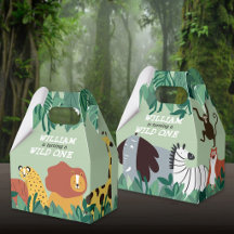 Fera Selva Safari Animais Primeiro Aniversário