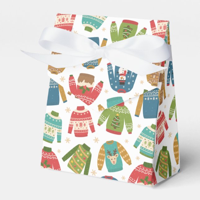 Caixinha De Lembrancinhas Feriado de Natal Feio, Mas Bonito E Feio (Frente)