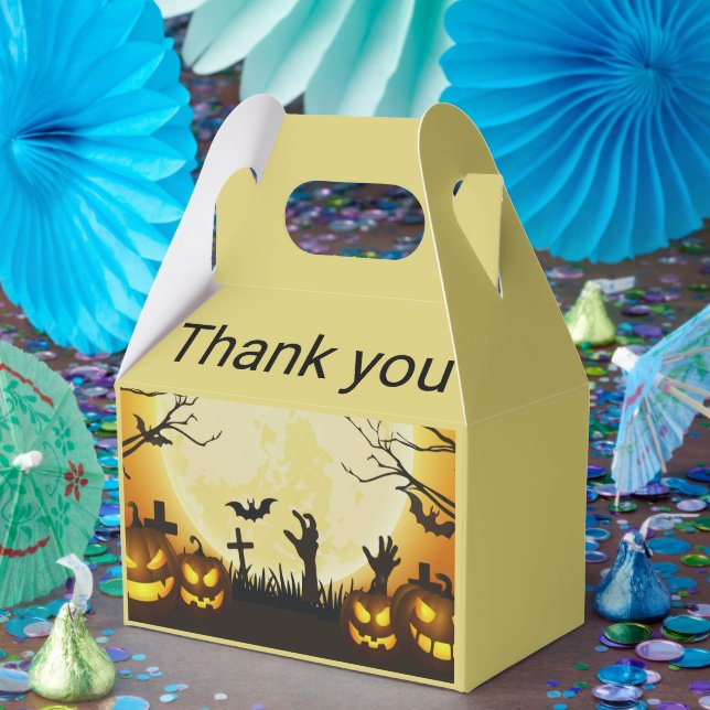 Caixinha De Lembrancinhas feriado minimalista de halloween (Festa)