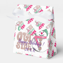 Caixinha De Lembrancinhas Feriados de Natal Modernos e Elegantes