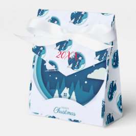 Caixinha De Lembrancinhas Feriados de Natal Modernos e Elegantes