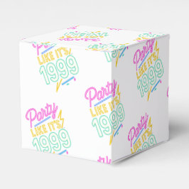 Caixinha De Lembrancinhas Festa Como Se Fosse 1999®™ – Neon Voltage