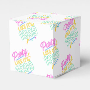 Caixinha De Lembrancinhas Festa Como Se Fosse 1999®™ – Neon Voltage