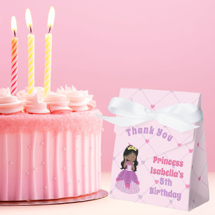 Caixinha De Lembrancinhas Festa de aniversário bonito da Princesa Americana
