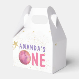 Caixinha De Lembrancinhas Festa de aniversário da Galaxy Space Girl