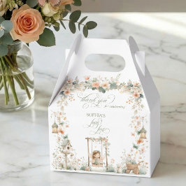 Caixinha De Lembrancinhas Festa de Aniversário da Primeira Menina Fada