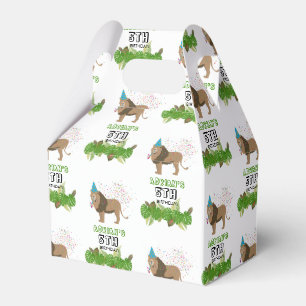 Caixinha De Lembrancinhas Festa de aniversário de Animais de Triagem da Selv