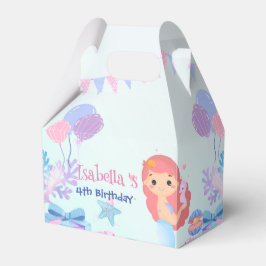 Caixinha De Lembrancinhas Festa de aniversário de Aquarela Cachorro-Arco-Íri