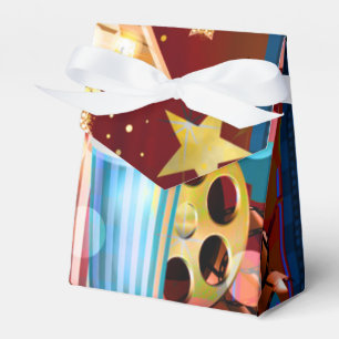 Caixinha De Lembrancinhas Festa de Aniversário de Cinema Filme Noturno