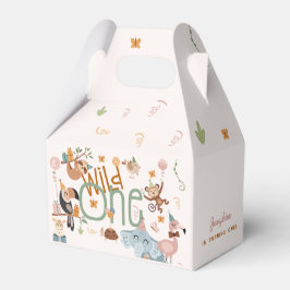 Caixinha De Lembrancinhas Festa de aniversário de criança selvagem de um saf