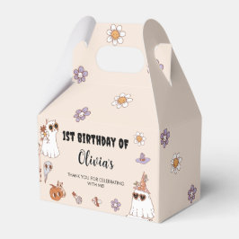 Caixinha De Lembrancinhas Festa de aniversário de Groovy Halloween