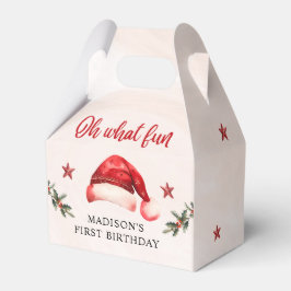 Caixinha De Lembrancinhas Festa de aniversário de Natal Santa Hat