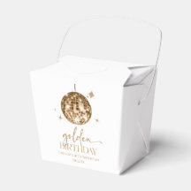 Festa de aniversário de Ouro de Bola Disco Dourada