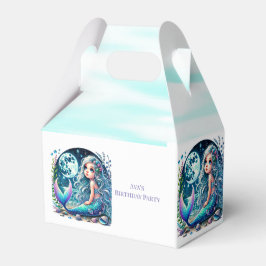 Caixinha De Lembrancinhas Festa de aniversário de Sereia Whimsic