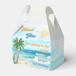 Caixinha De Lembrancinhas Festa de aniversário de Surf de Verão