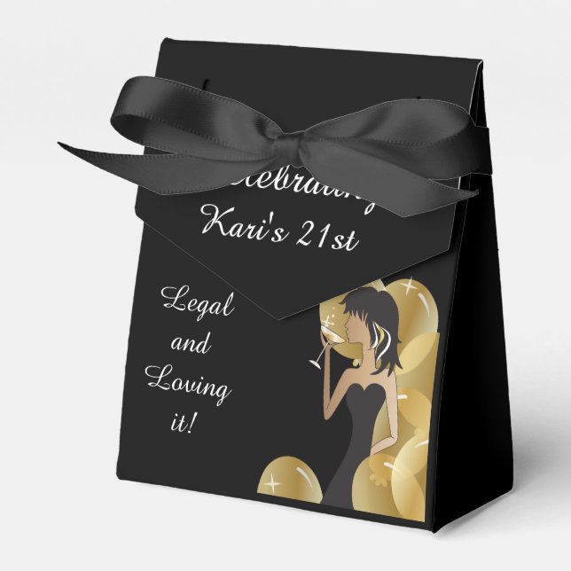 Caixinha De Lembrancinhas Festa de aniversário Diva Princess Girl (Frente)