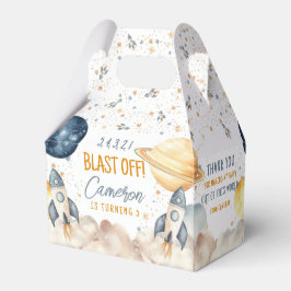 Caixinha De Lembrancinhas Festa de aniversário Espacial Exterior do Envio do