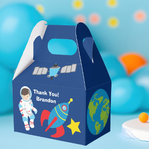 Caixinha De Lembrancinhas Festa de aniversário Espacial Externa do Astronau