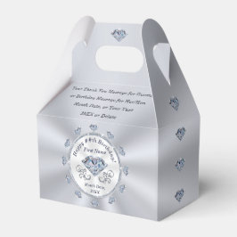 Caixinha De Lembrancinhas Festa de aniversário Favor Boxes, Diamond Birthday