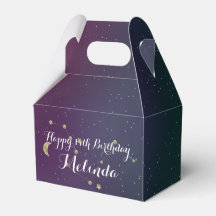 Festa de Aniversário Galáxia Roxo Céu Azul Estrela