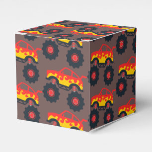 Caixinha De Lembrancinhas Festa de aniversário Monster Truck Boy