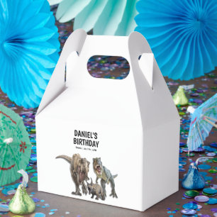 Caixinha De Lembrancinhas Festa de aniversário para imprimir de dinossauro, 