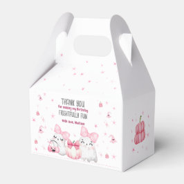 Caixinha De Lembrancinhas Festa de aniversário Rosa Fantasma Moderno e Bonit