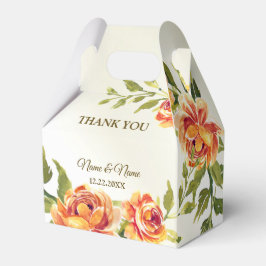 Caixinha De Lembrancinhas Festa de casamento Laranja Amarelo Vermelho Verde 