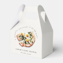 Caixinha De Lembrancinhas Festa de Chá de fraldas de pizza especial de entre