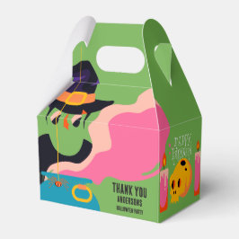 Caixinha De Lembrancinhas Festa de Fantasias Vintage de Halloween Pop Retrô